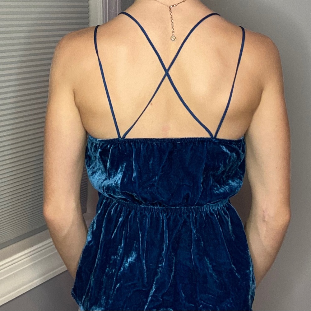 Express Velvet blue tank - Picture 2 of 2
